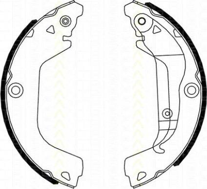 HELLA 8DB 355 022-391 - Комплект тормозных колодок, барабанные unicars.by