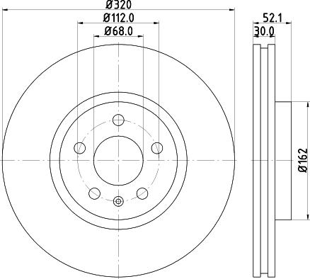 HELLA 8DD 355 117-191 - Тормозной диск unicars.by