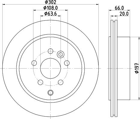 HELLA 8DD 355 124-261 - Тормозной диск unicars.by