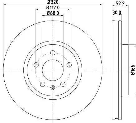 HELLA 8DD 355 121-401 - Тормозной диск unicars.by