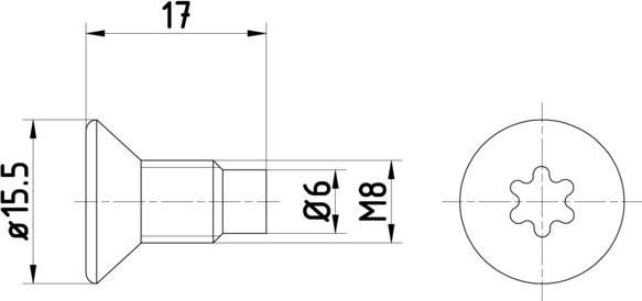 HELLA 8DZ 355 209-041 - Болт, диск тормозного механизма unicars.by