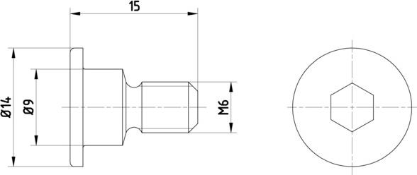 HELLA 8DZ 355 209-011 - Болт, диск тормозного механизма unicars.by