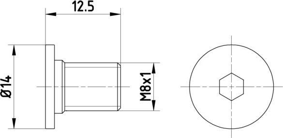 HELLA 8DZ 355 209-021 - Болт, диск тормозного механизма unicars.by