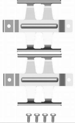 HELLA 8DZ 355 204-121 - Комплектующие для колодок дискового тормоза unicars.by