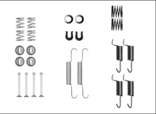 HELLA 8DZ 355 205-941 - Комплектующие, стояночная тормозная система unicars.by