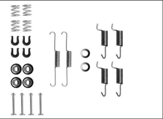 HELLA 8DZ 355 205-911 - Комплектующие, стояночная тормозная система unicars.by