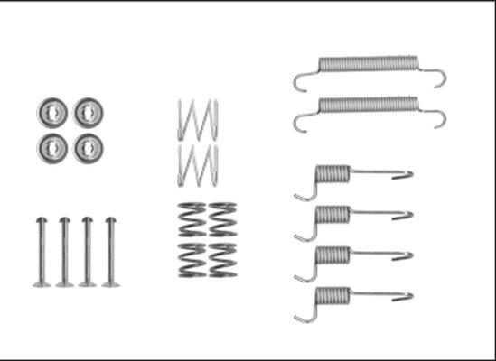 HELLA 8DZ 355 205-931 - Комплектующие, стояночная тормозная система unicars.by