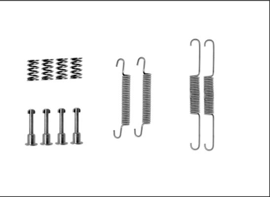 HELLA 8DZ 355 206-161 - Комплектующие, стояночная тормозная система unicars.by