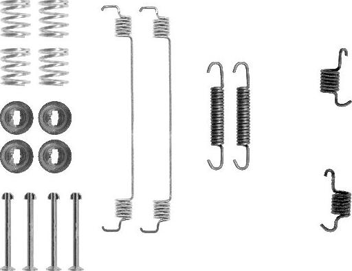 HELLA 8DZ 355 200-511 - Комплектующие, барабанный тормозной механизм unicars.by