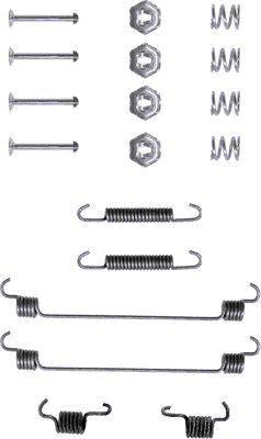 HELLA 8DZ 355 200-091 - Комплектующие, барабанный тормозной механизм unicars.by