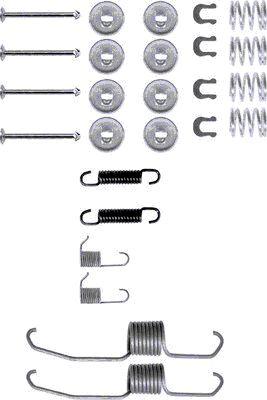 HELLA 8DZ 355 200-041 - Комплектующие, барабанный тормозной механизм unicars.by