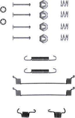 HELLA 8DZ 355 200-071 - Комплектующие, барабанный тормозной механизм unicars.by