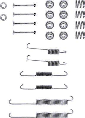 HELLA 8DZ 355 200-111 - Комплектующие, барабанный тормозной механизм unicars.by