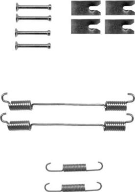 HELLA 8DZ 355 200-831 - Комплектующие, барабанный тормозной механизм unicars.by