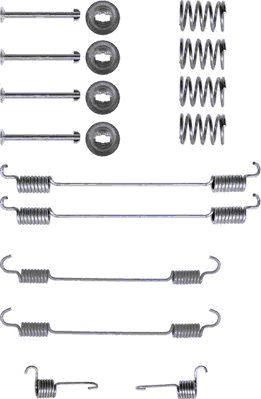 HELLA 8DZ 355 200-381 - Комплектующие, барабанный тормозной механизм unicars.by