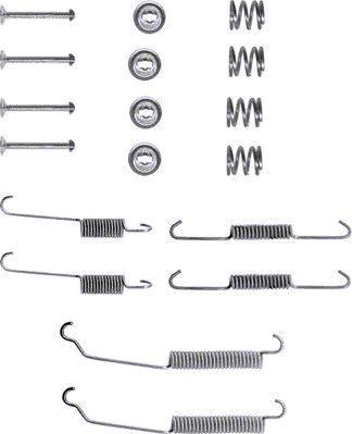 HELLA 8DZ 355 200-201 - Комплектующие, барабанный тормозной механизм unicars.by