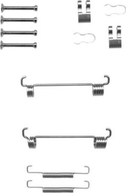 HELLA 8DZ 355 201-901 - Комплектующие, стояночная тормозная система unicars.by