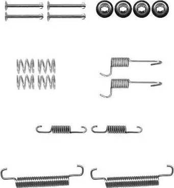 HELLA 8DZ 355 201-041 - Комплектующие, барабанный тормозной механизм unicars.by