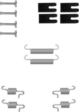 HELLA 8DZ 355 201-891 - Комплектующие, стояночная тормозная система unicars.by