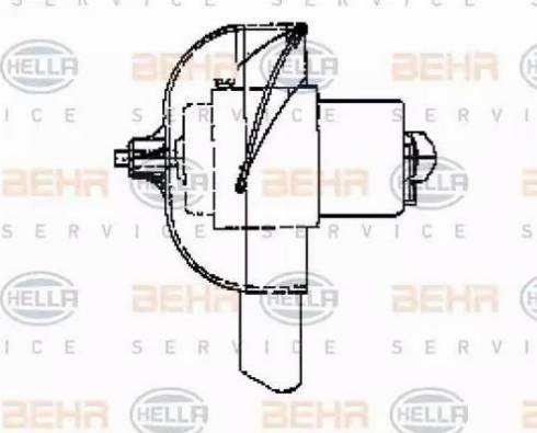 HELLA 8EW 009 160-321 - Вентилятор салона unicars.by