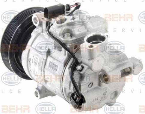 HELLA 8FK 351 008-261 - Компрессор кондиционера unicars.by