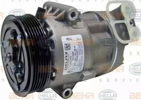 HELLA 8FK 351 002-301 - Компрессор кондиционера unicars.by