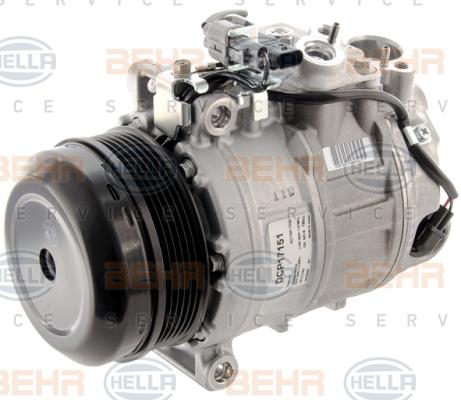 HELLA 8FK 351 007-081 - Компрессор кондиционера unicars.by