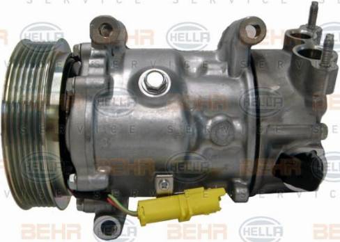 HELLA 8FK 351 007-211 - Компрессор кондиционера unicars.by