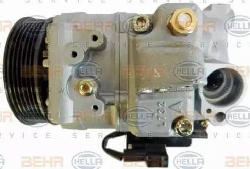 HELLA 8FK 351 114-991 - Компрессор кондиционера unicars.by