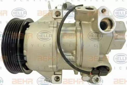 HELLA 8FK 351 125-741 - Компрессор кондиционера unicars.by