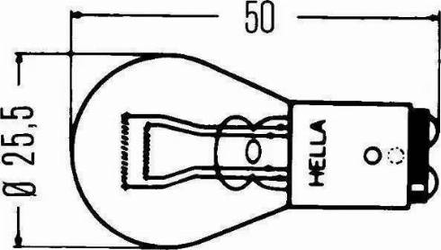 HELLA 8GD 002 078-248 - Лампа накаливания, фонарь указателя поворота unicars.by