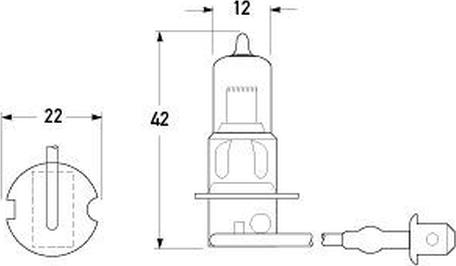 HELLA 8GH 002 090-254 - Лампа накаливания, основная фара unicars.by