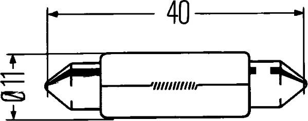 HELLA 8GM 002 091-131 - Лампа накаливания, фонарь указателя поворота unicars.by