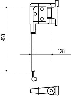 HELLA 8HG 503 009-022 - Кронштейн, наружное зеркало unicars.by