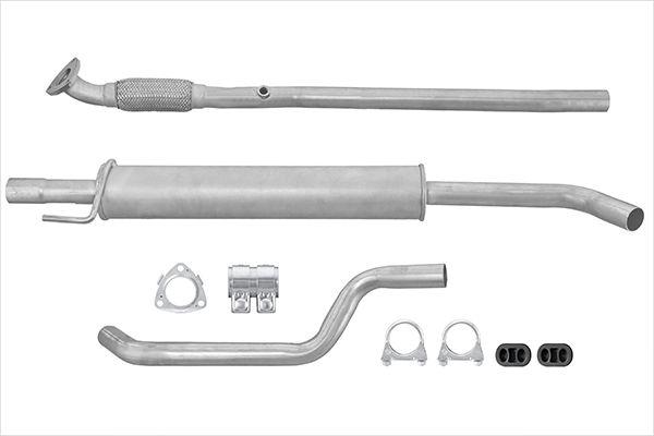 HELLA 8LC 366 024-781 - Средний глушитель выхлопных газов unicars.by