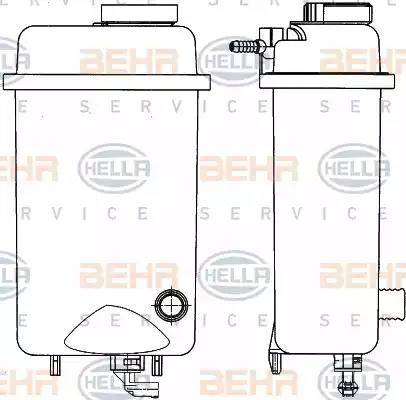 HELLA 8MA 376 705-431 - Компенсационный бак, охлаждающая жидкость unicars.by