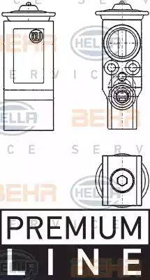 HELLA 8UW 351 234-221 - Расширительный клапан, кондиционер unicars.by