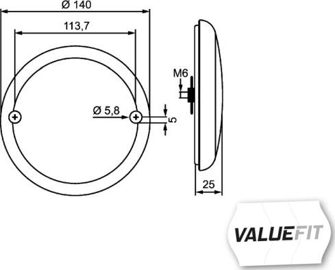 HELLA 2SD 357 026-001 - Задний фонарь unicars.by