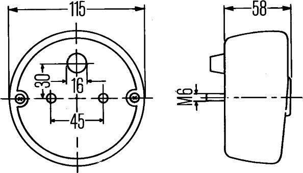 HELLA 2SE 001 679-051 - Задний фонарь unicars.by