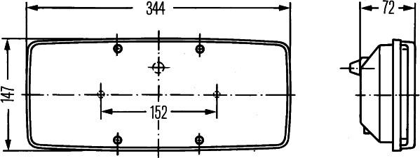 HELLA 2SE 003 167-031 - Задний фонарь unicars.by