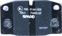 HELLA PAGID 8DB 355 007-251 - Тормозные колодки, дисковые, комплект unicars.by