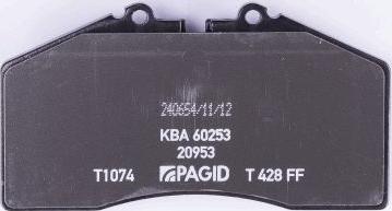 HELLA PAGID 8DB 355 007-701 - Тормозные колодки, дисковые, комплект unicars.by