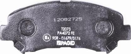 HELLA PAGID 8DB 355 015-911 - Тормозные колодки, дисковые, комплект unicars.by