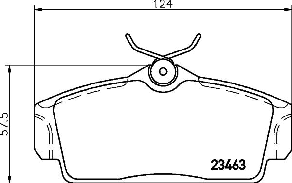 HELLA PAGID 8DB 355 018-441 - Тормозные колодки, дисковые, комплект unicars.by