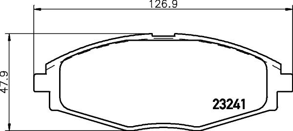 HELLA PAGID 8DB 355 017-021 - Тормозные колодки, дисковые, комплект unicars.by