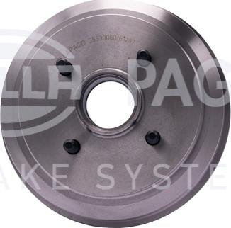 HELLA PAGID 8DT 355 300-601 - Тормозной барабан unicars.by