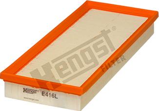 Hengst Filter E416L - Воздушный фильтр, двигатель unicars.by