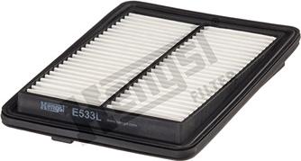 Hengst Filter E533L - Воздушный фильтр, двигатель unicars.by