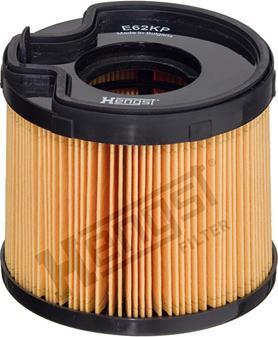 Hengst Filter E62KP D91 - Топливный фильтр unicars.by