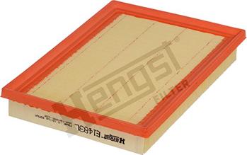 Hengst Filter E1483L - Воздушный фильтр, двигатель unicars.by